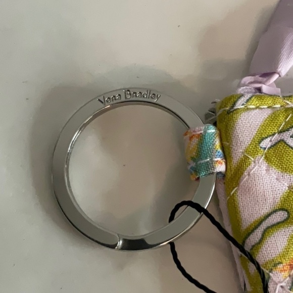 Vera Bradley Purple and Green Floral Wallet ID Case - Picture 4 of 6